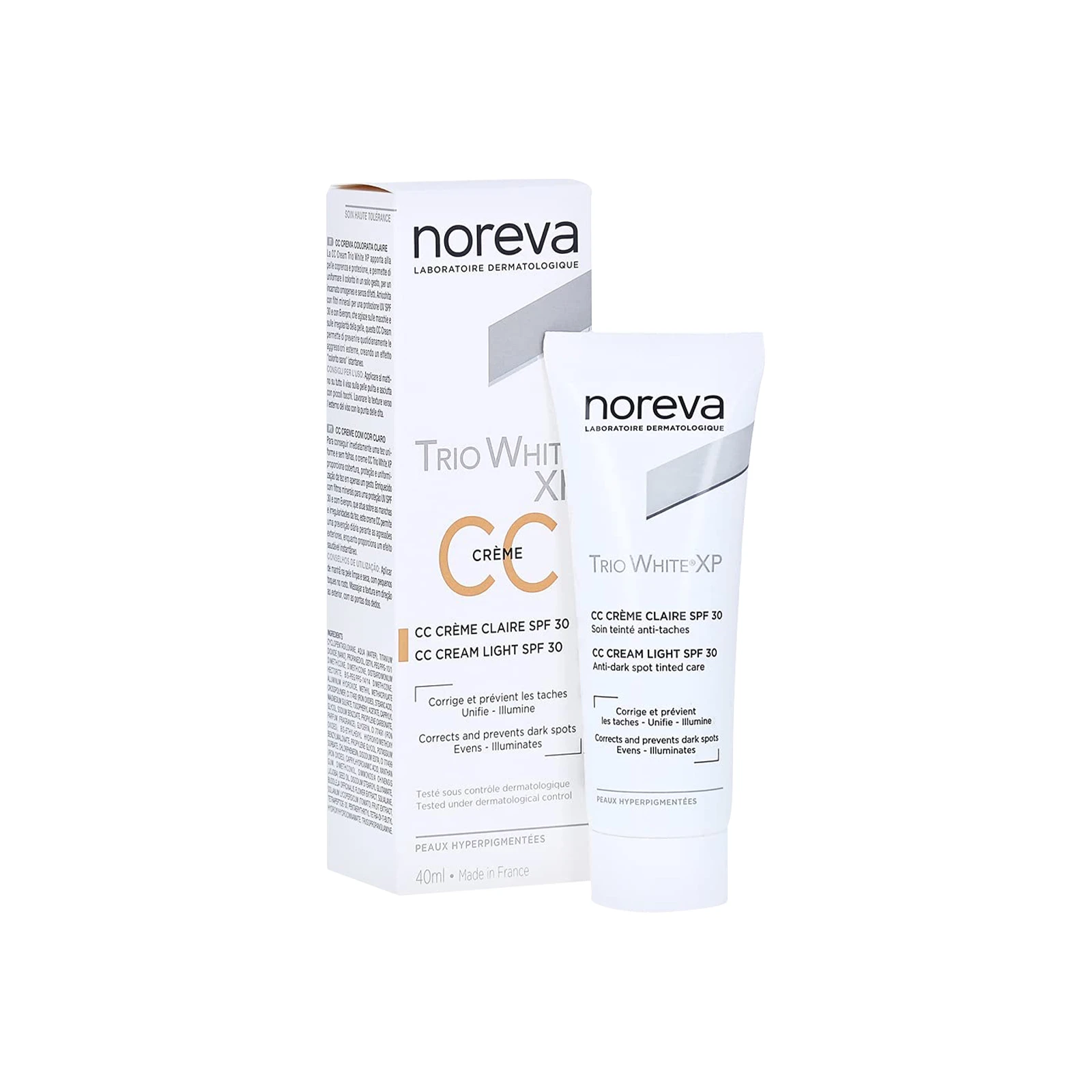 Noreva TRIO WHITE XP CC CREAM LIGHT SPF 30 40ML